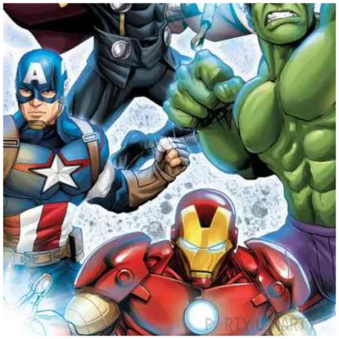 serwetki avengers infinity stone procos 33 cm 20 szt