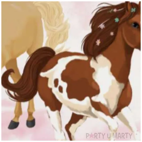 serwetki bajkowy konik amscan 33 cm 20 szt