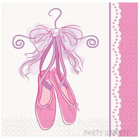 serwetki balet unique 25 cm 16 szt