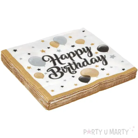 serwetki balony happy birthday procos 33 cm 20 szt