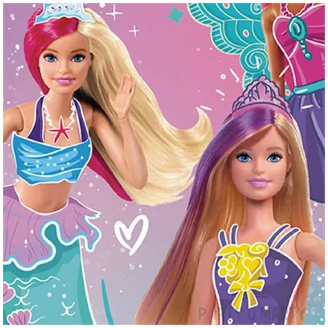 serwetki barbie fantasy procos 33cm 20 szt