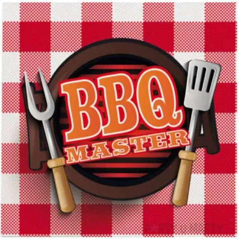 serwetki bbq master folat 40 cm 20 szt