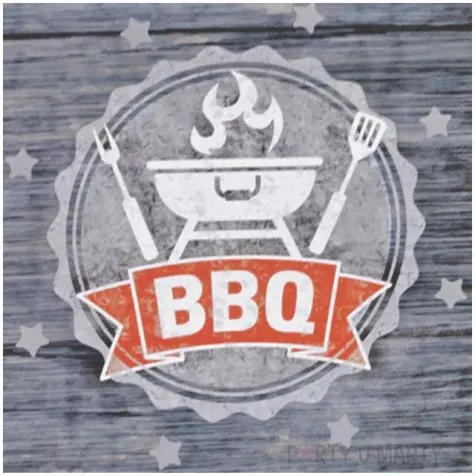 serwetki bbq party amscan 33 cm 20 szt