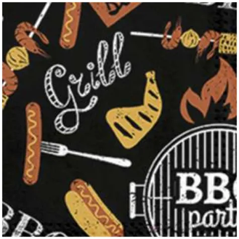 serwetki bbq party paw 33 cm 20 szt