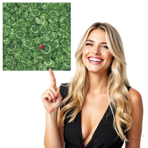 serwetki biedronka w koniczynach maki 33 cm 20 szt