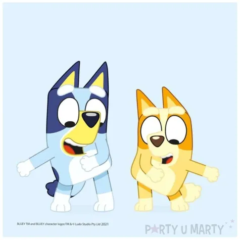 serwetki bluey amscan 33 cm 16 szt