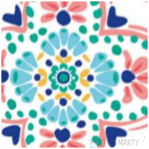 serwetki boho amscan 25 cm 16 szt