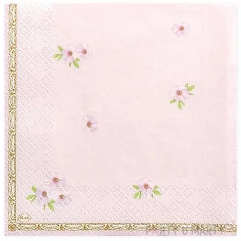 serwetki buciki rozowe 33 cm 20 szt