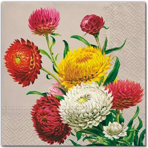 serwetki bukiet kwiatow paw 33 cm 20 szt