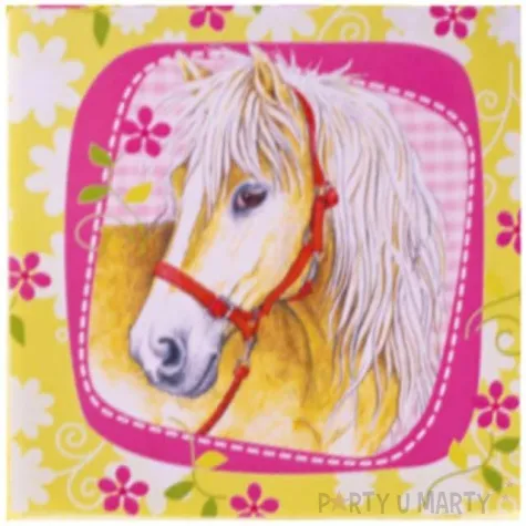 serwetki charming horses amscan 33 cm 20 szt