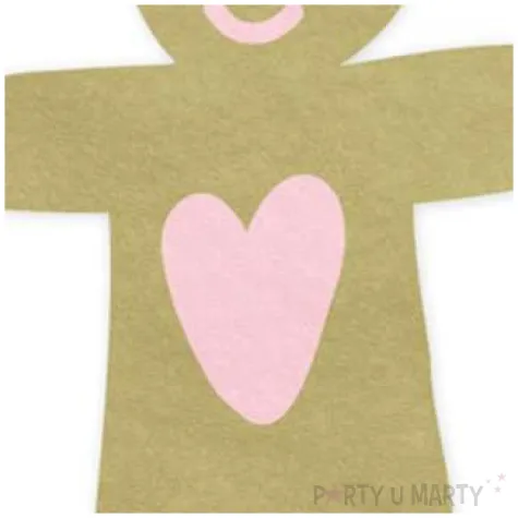 serwetki ciasteczkowy ludzik partydeco 16x13 cm 20 szt