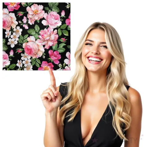 serwetki ciemne roze paw 33 cm 20 szt