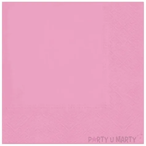 serwetki classic rozowy maki 33 cm 20 cm