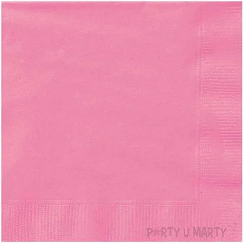 serwetki classic unique rozowe 33 cm 20 szt