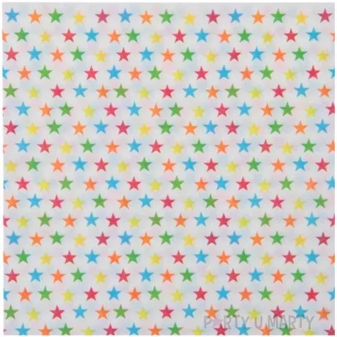 serwetki cyrkowe gwiazdki santex biale 33 cm 20 szt