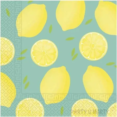 serwetki cytryny procos 33 cm 20 szt