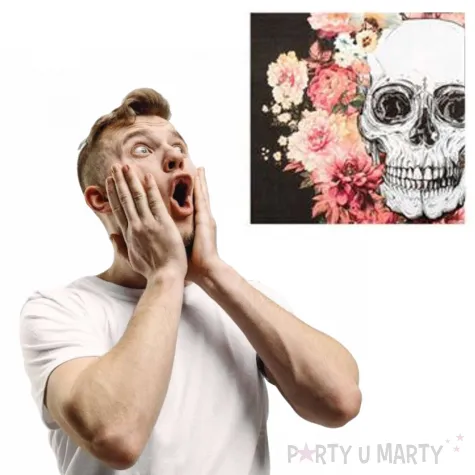 serwetki czaszka day of dead boland 33 cm 12 szt