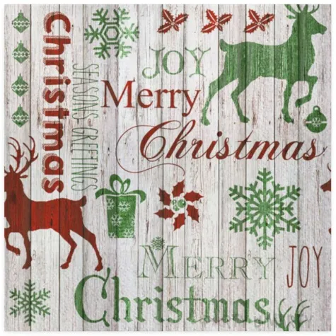 serwetki czerwone i zielone renifery maki 33 cm 20 szt