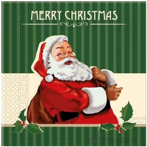 serwetki czerwony mikolaj procos 33 cm 20 szt