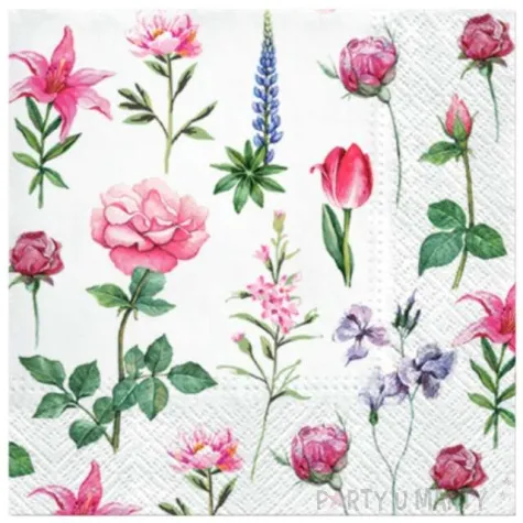 serwetki dary ogrodu paw 33 cm 20 szt