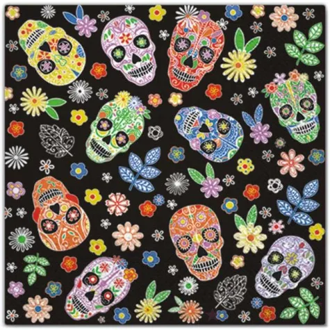 serwetki day of the dead paw 33 cm 20 szt