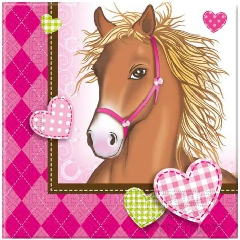 serwetki decorata horses procos 33 cm 20 szt