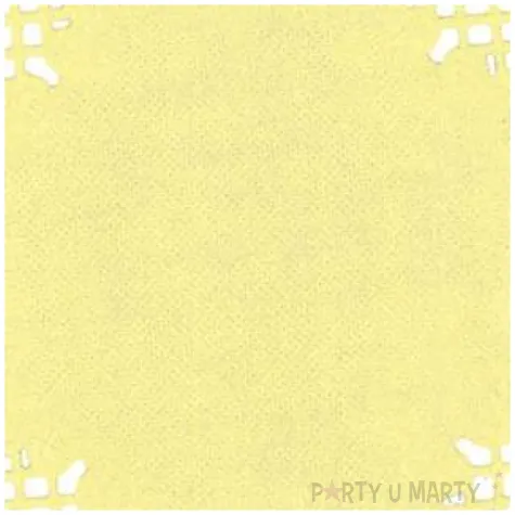 serwetki dekoracyjne classic zolte jasne titanum 11 5 cm 35 szt