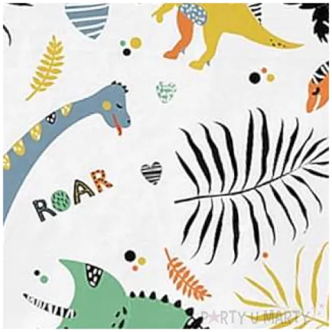 serwetki dinozaury roar mix folat 33 cm 20 szt