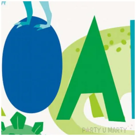 serwetki dinozaury roar unique 33 cm 16 szt