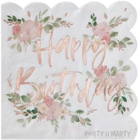 serwetki ditsy floral mix ginger ray 33 cm 16 szt