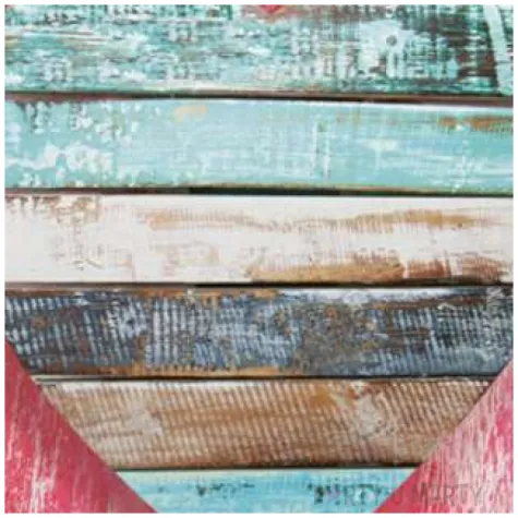 serwetki drewniane serce maki 33 cm 20 szt