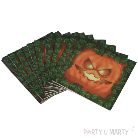 serwetki dynia halloween guirca 33 cm 12 szt
