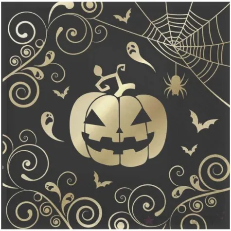 serwetki dynia halloween guirca 33 cm 20 szt