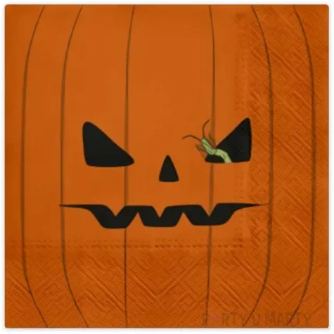 serwetki dynia halloweenowa pomaranczowe paw 33 cm 20 szt