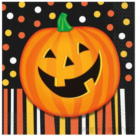 serwetki dynia usmiechnieta unique 33 cm 16 szt