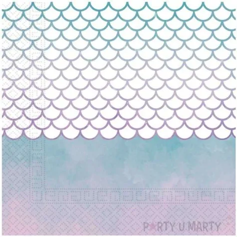 serwetki elegant mermaid procos 33 cm 8 szt