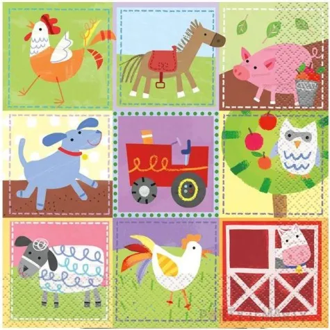 serwetki farma 33 cm unique 16 szt