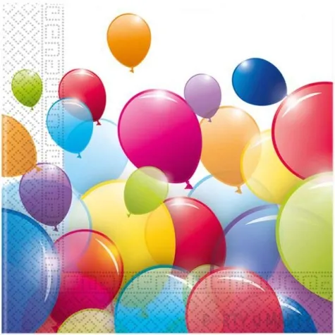 serwetki flying balloons procos 33 cm 20 szt