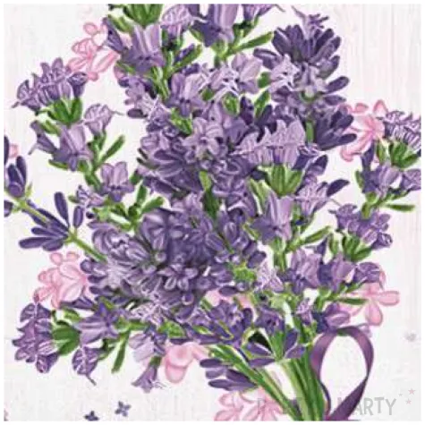 serwetki galazka lawendy maki 33 cm 20 szt
