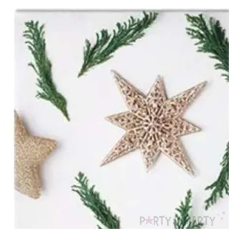 serwetki galazki swierku biale paw 33 cm 20 szt