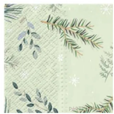 serwetki galazki swierku i bukszpanu paw 33 cm 20 szt