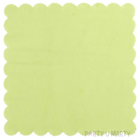 serwetki gastronomiczne zabkowane oliwkowe ravi 15 cm 200 szt