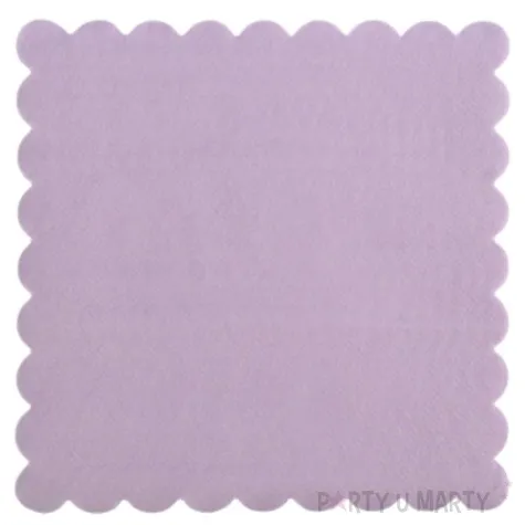 serwetki gastronomiczne zabkowane wrzosowy ravi 15 cm 200 szt