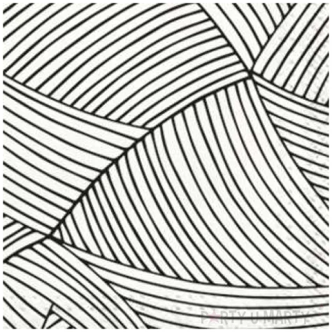 serwetki geometryczna plecionka paw 33 cm 20 szt