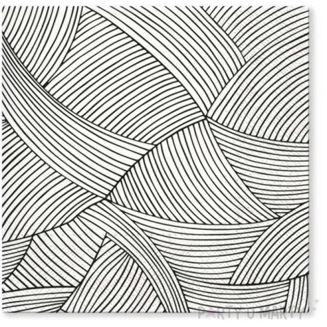 serwetki geometryczna plecionka paw 33 cm 20 szt