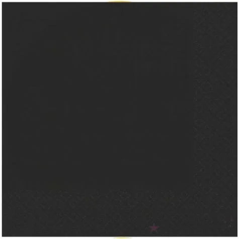 serwetki gladkie czarne amscan 33 cm 50 szt