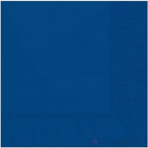 serwetki gladkie niebieskie amscan 25 cm 50 szt