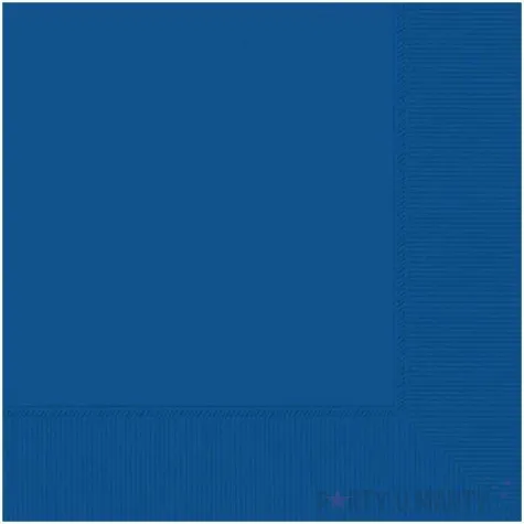 serwetki gladkie niebieskie amscan 33 cm 20 szt