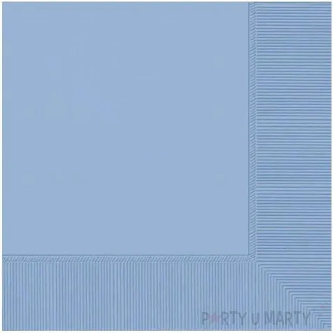 serwetki gladkie niebieskie pastelowe amscan 33 cm 50 szt