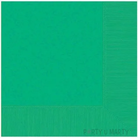 serwetki gladkie zielone amscan 25 cm 20 szt